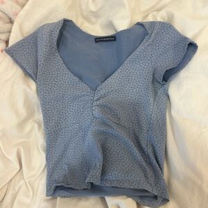 blue brandy melville top barely worn